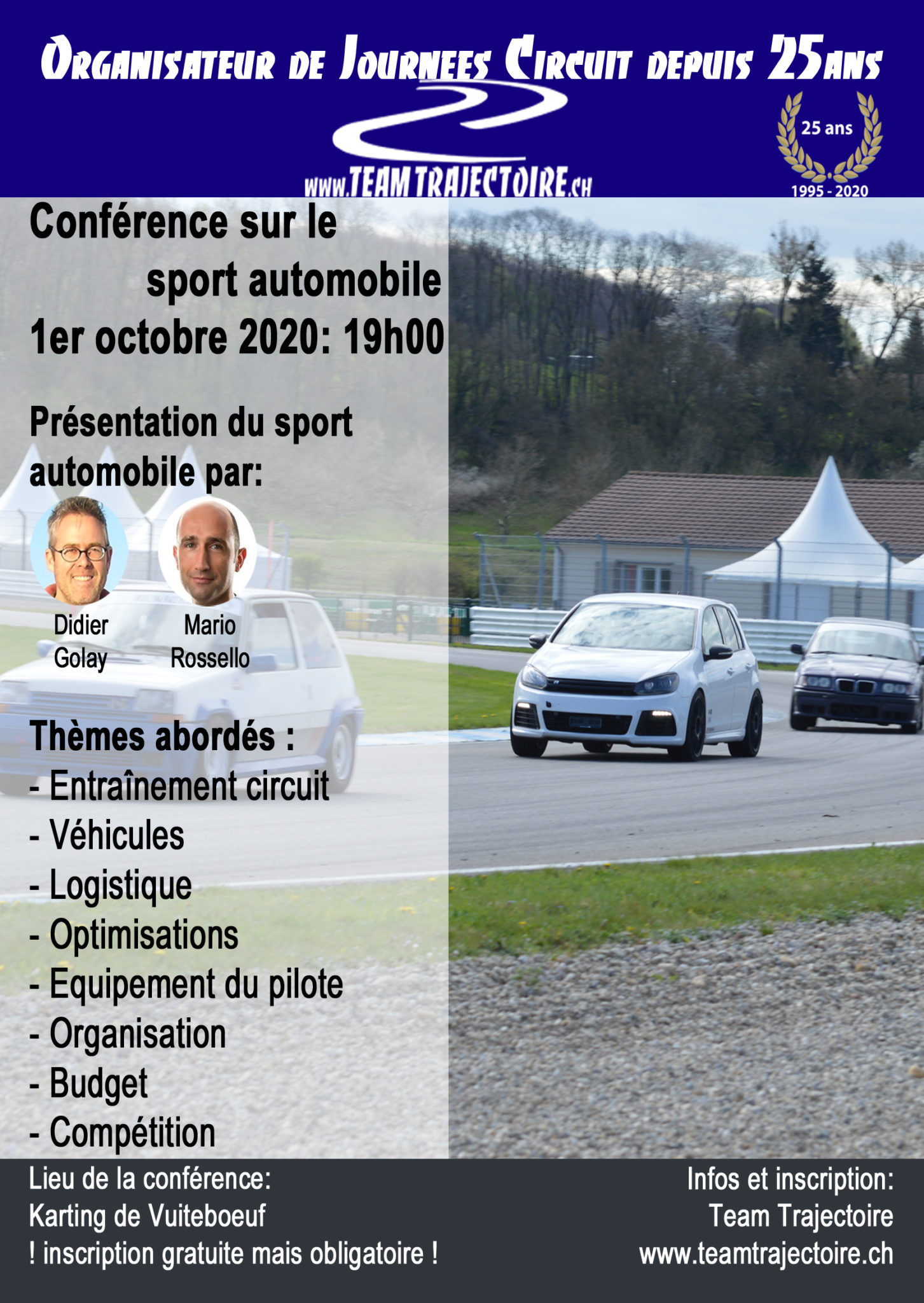 Conférence sur le sport automobile